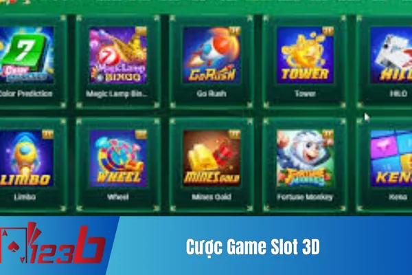 Chơi Slot 3D 123b – Cược Game Slot 3D Đặc Sắc Nhất 2 Cược Game Slot 3D