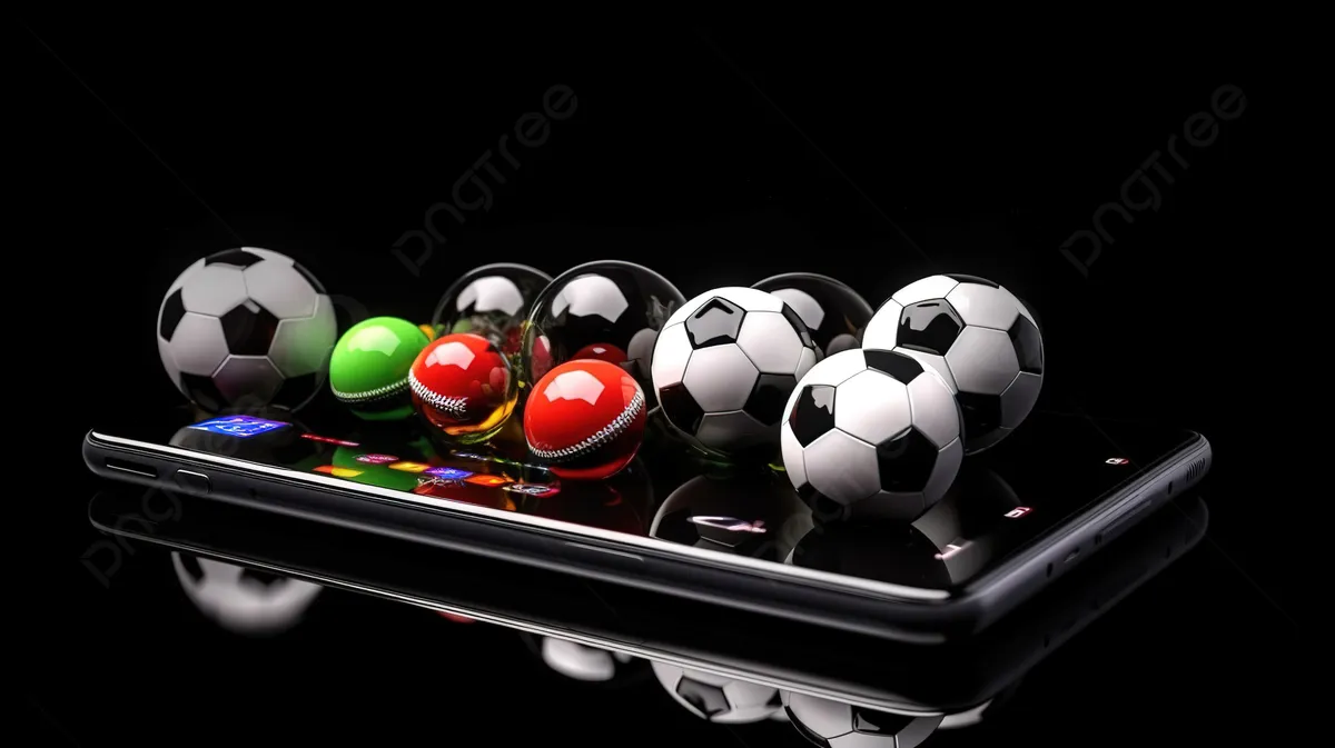 Thể thao 123B – Sân chơi dẫn đầu trong lĩnh vực cá cược 2 pngtree sport balls and bet live concept on a 3d smartphone picture image 3929245